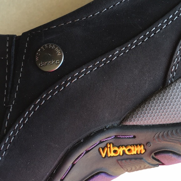 Dansko black suede genuine leather slip-on shoes, “Patti”, size 37, waterproof. - Picture 6 of 9